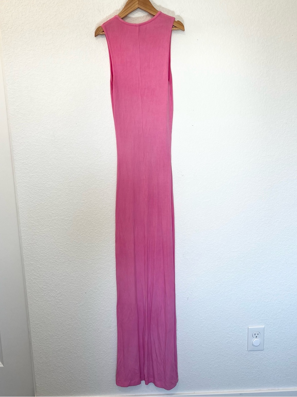 SKIMS Soft Lounge Ribbed Sleeveless Dress Cotton Candy Pink- Size Small - Picture 6 of 10